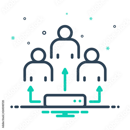 Mix line icon for ldap generation