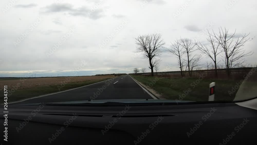 910-14 Car Ride Passenger View Drive Trough Town And Countryside 910-14 Car Ride Passenger View Drive Trough Town And Countryside