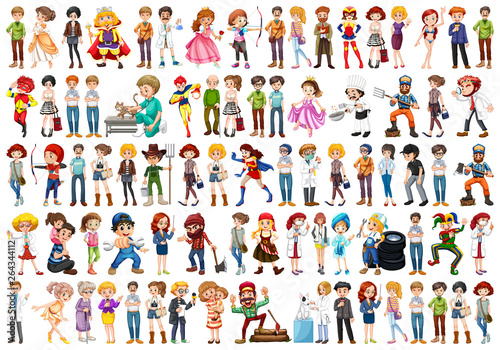 Set of people character © GraphicsRF