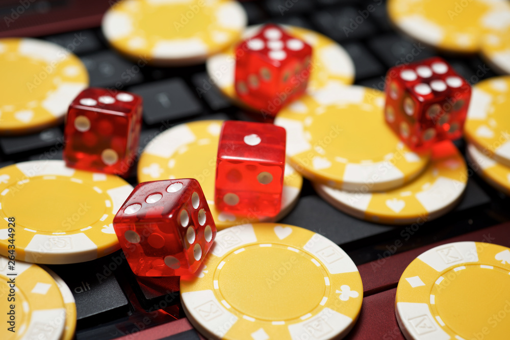 Fototapeta premium Online bet concept