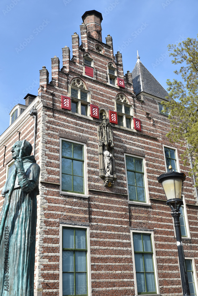 Maison médiévale à Utrecht, Pays-Bas