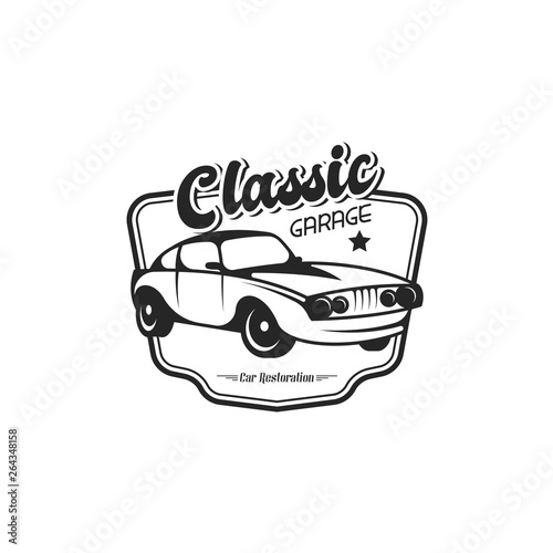 Classic car logo