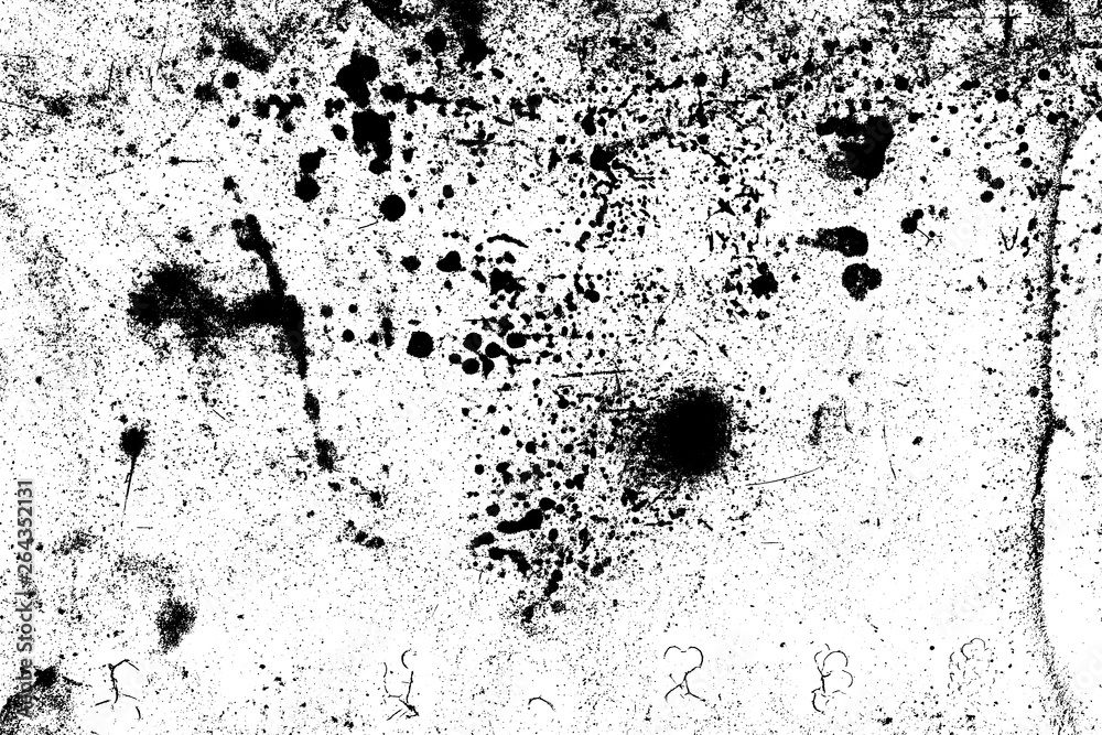 Blank grained and scratched film strip texture background.  old film effect