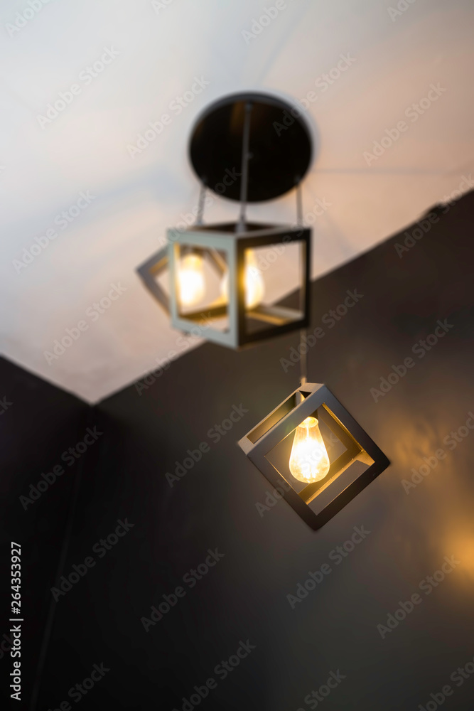 Indoor vintage retro lights ceiling lamp