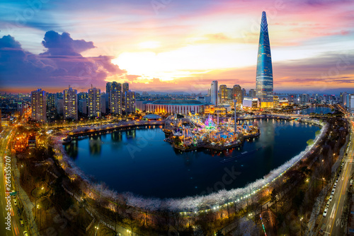 Cityscape of Seoul City