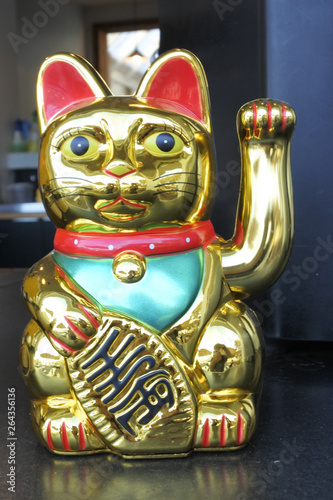 Asian figurine lucky charm talisman cat