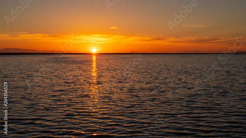 Sunset over Lake
