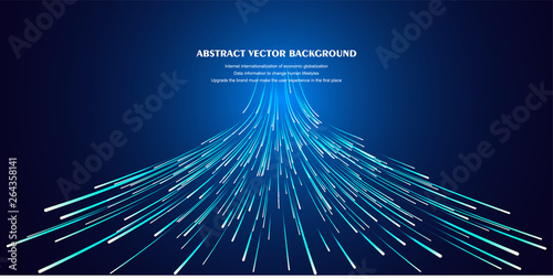 Lines composed of glowing backgrounds, abstract vector background