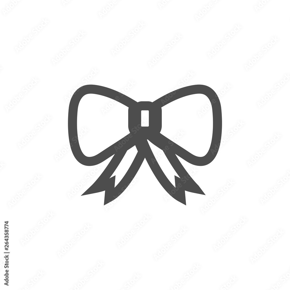 Bow graphic design template vector isolated Bow graphic design template vector isolated