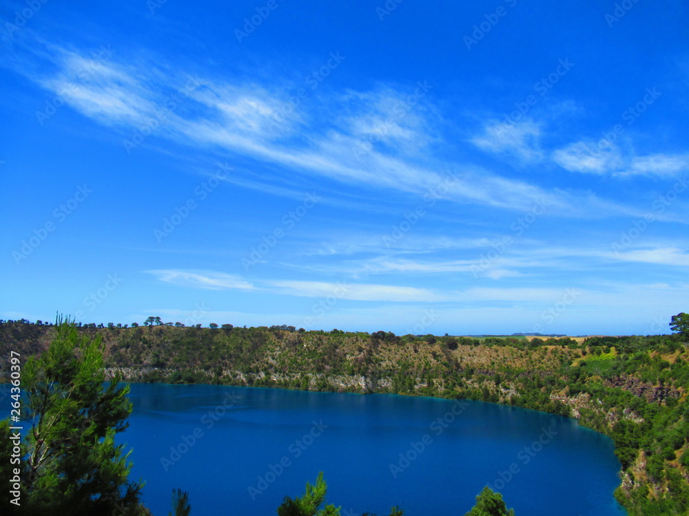 Blue Lake in Mount Gambier, Australia
