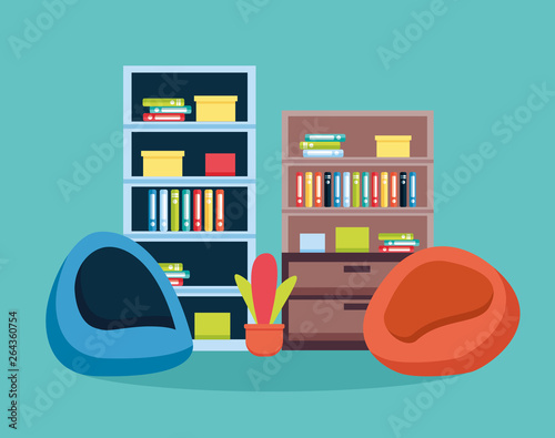 office interior workplace
