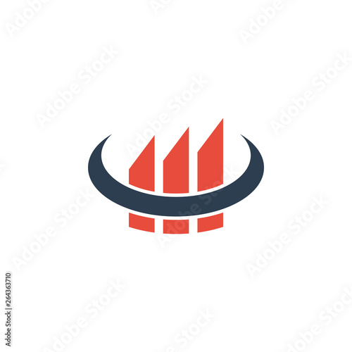 logo finance concept design