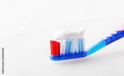 Toothbrush On White Background.