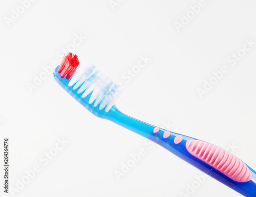 Toothbrush On White Background.