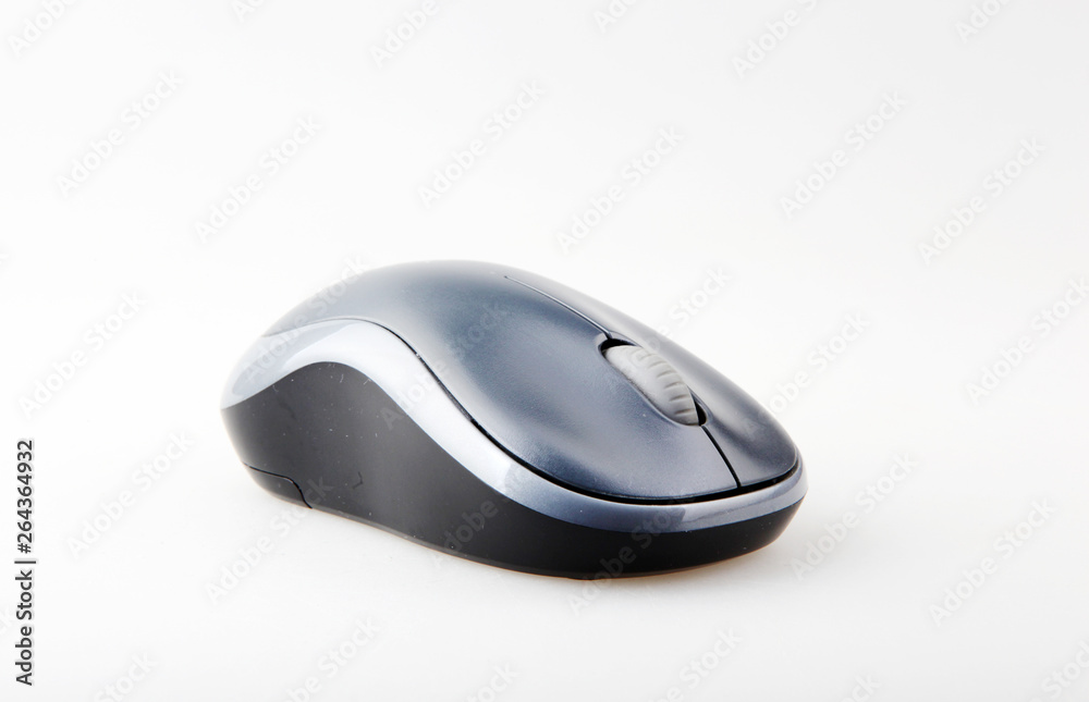 Wireless Computer Mouse Against White Background Wireless Computer Mouse Against White Background
