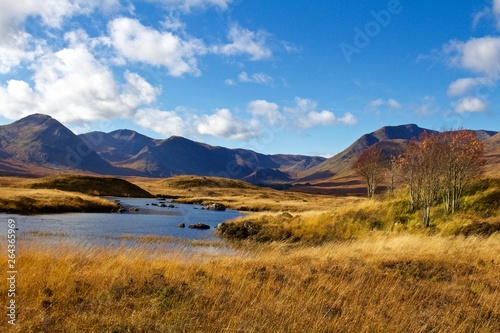 Autumn Day Near Loch Ba, Scotland, Roadside Viewing Location, HIghlands