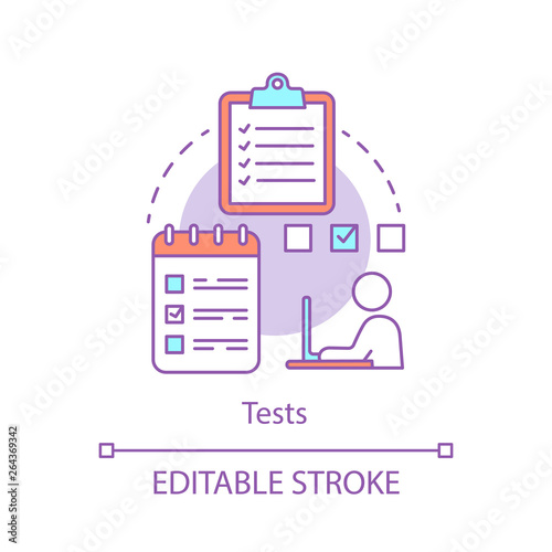 Tests concept icon