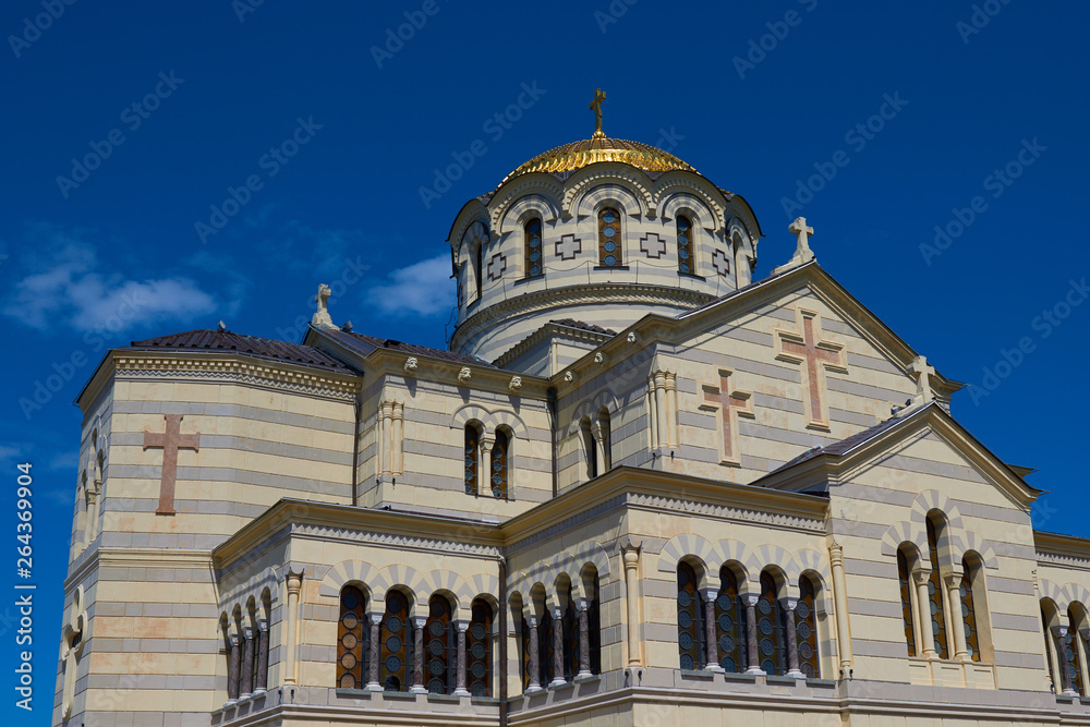Fototapeta premium Ancient christian cathedral in Chersonesos