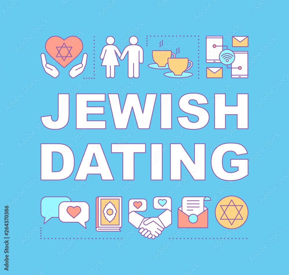Jewish dating word concepts banner Jewish dating word concepts banner