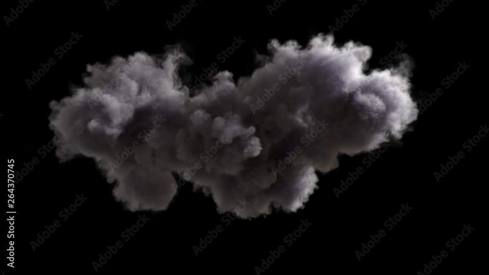 4k cloud loop. beautiful fast billowing cloud isolated on black background with alpha, light rays shining through, popular compositing element 4k cloud loop. beautiful fast billowing cloud isolated on black background with alpha, light rays shining through, popular compositing element