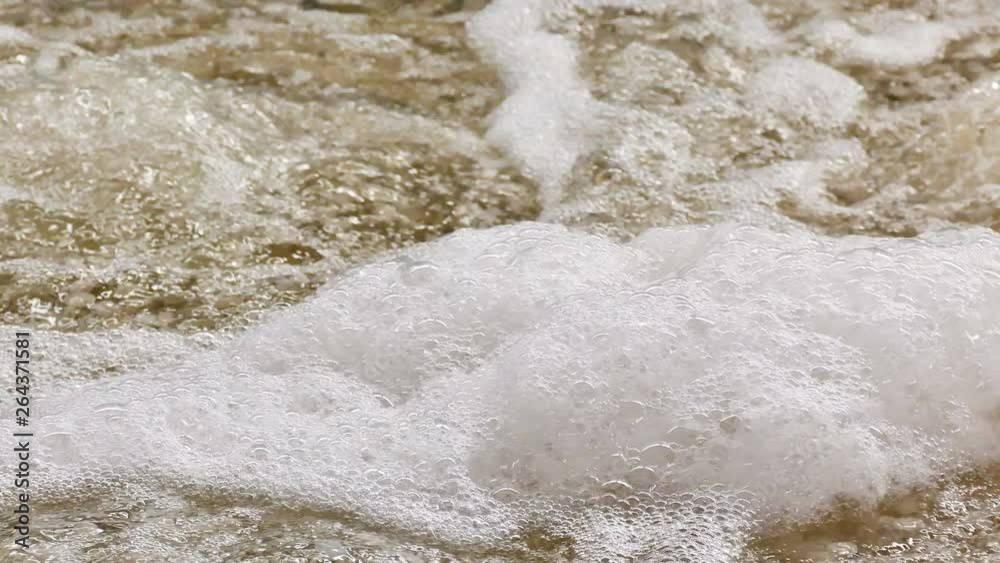 Granules for purifying water in the pond, 4k Video Clip Granules for purifying water in the pond, 4k Video Clip