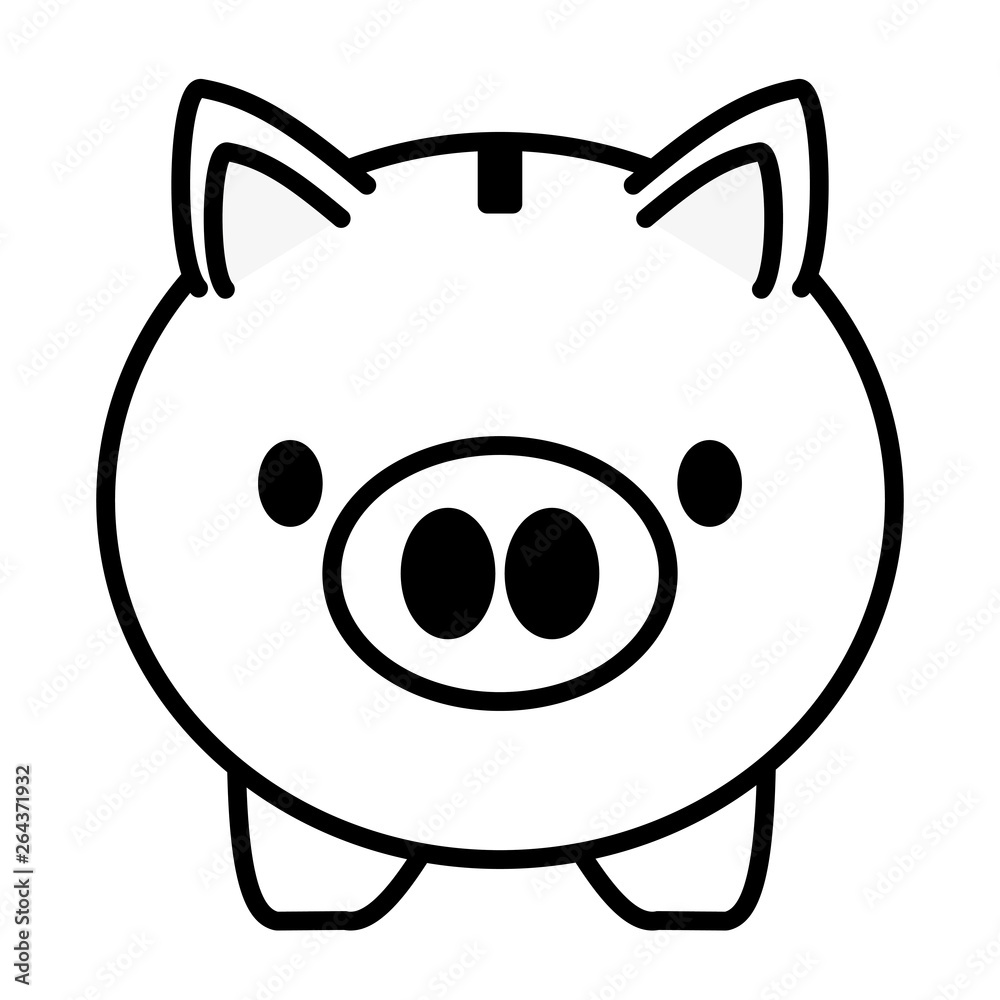 Obraz premium piggy bank saving