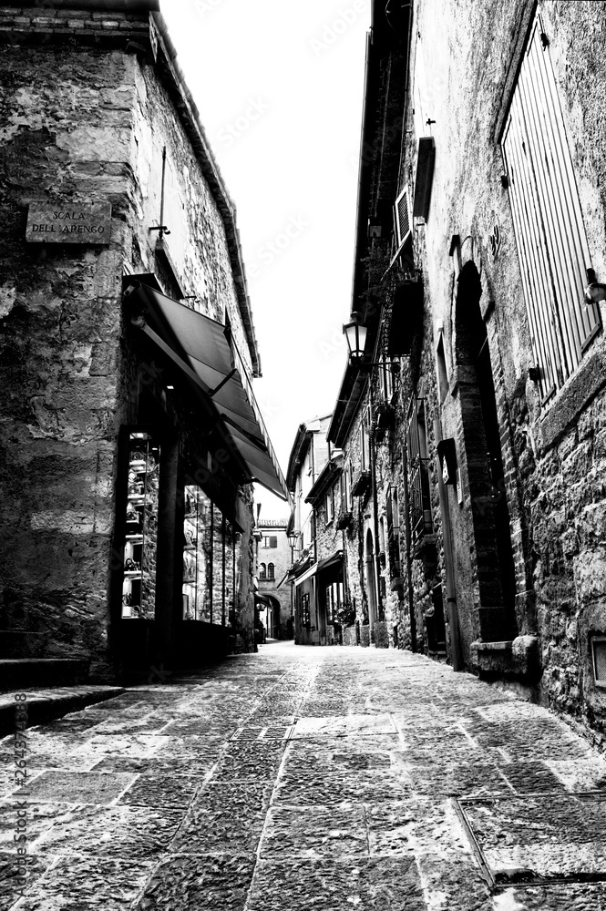 street in old town of Italy