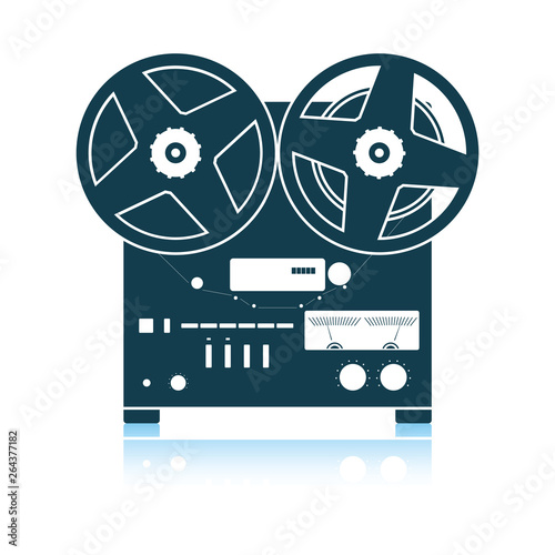 Reel tape recorder icon