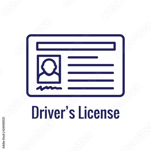 Drivers Test and License Icon Set and - Web Header Banner