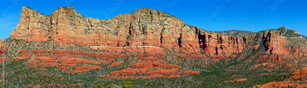 Sandstone rocks in Sedona , Arizona
