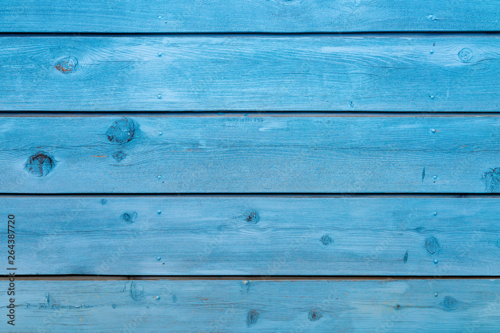 Naklejka premium 青色の木目 背景