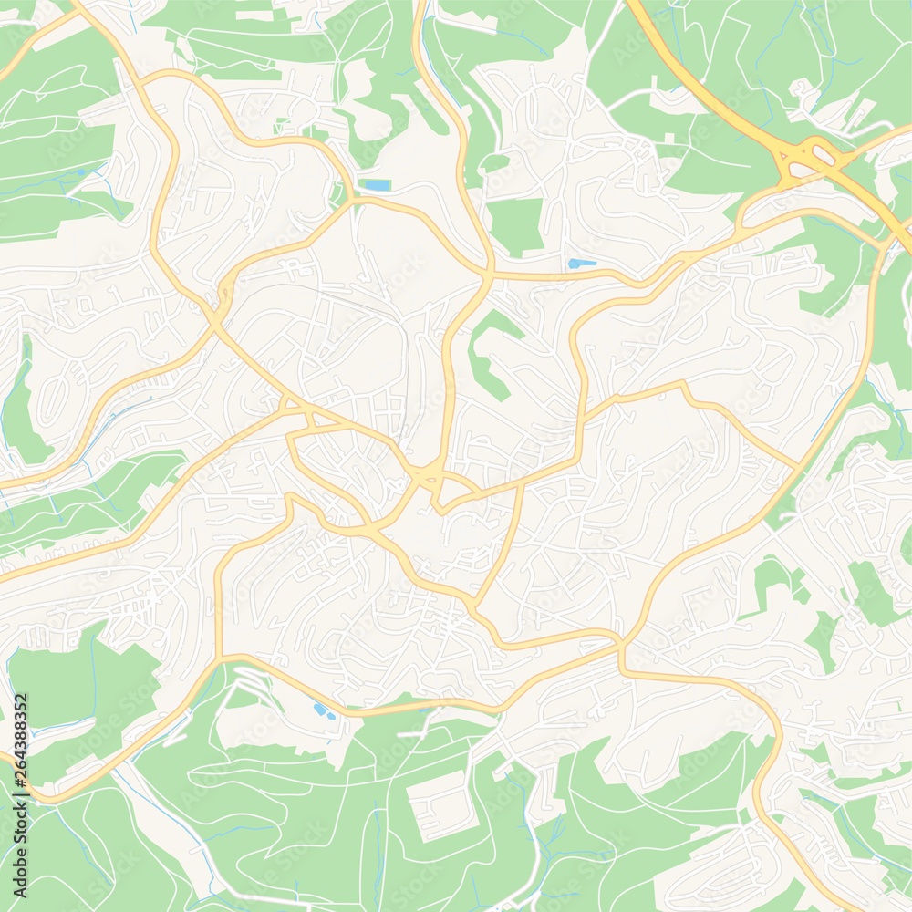 Ludenscheid, Germany printable map