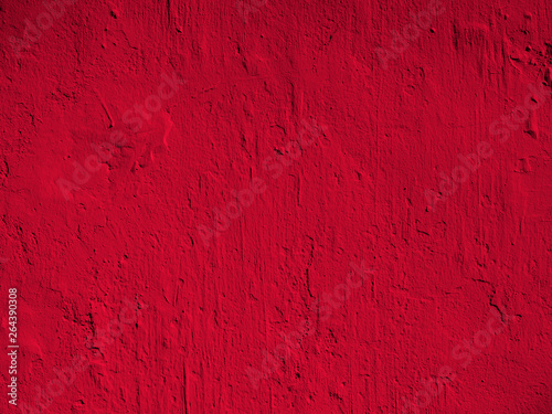 red paint wall background © srckomkrit