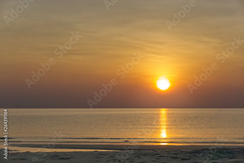 sun rise on the ocean  sun rise on the beach