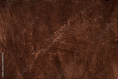 dark chocolate brown corduroy close-up photo