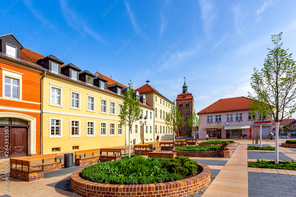 Marktturm und Sankt Johanniskirche, Luckenwalde Marktturm und Sankt Johanniskirche, Luckenwalde