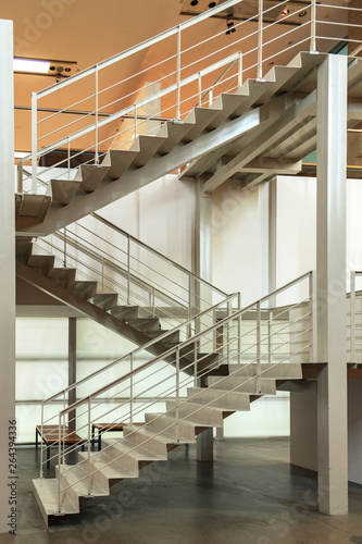 Staircase in a modern building