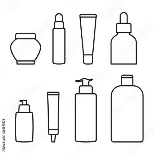 skin care cream icon- vector illustration