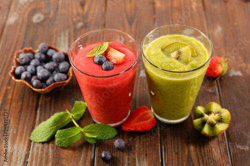 smoothie, fruit juice for summer