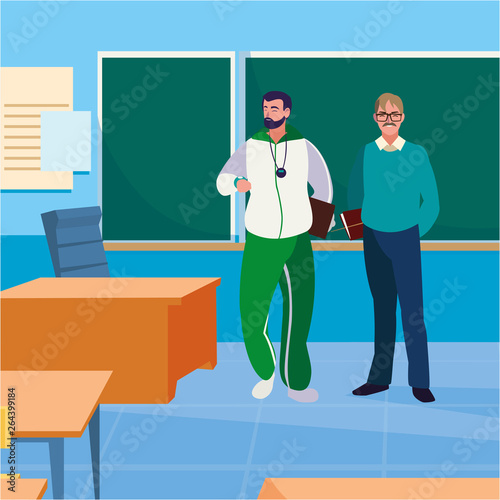 teachers classic and sports in the classroom