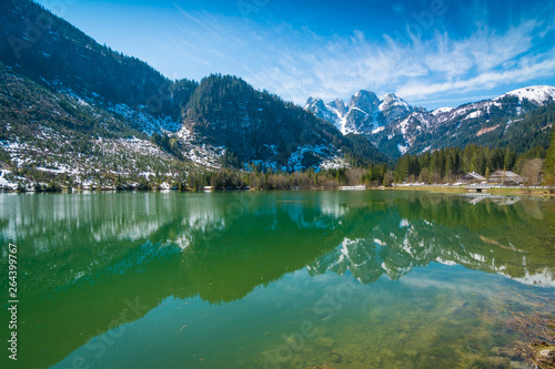 Mountain lake in the Salzkammergut of Austria