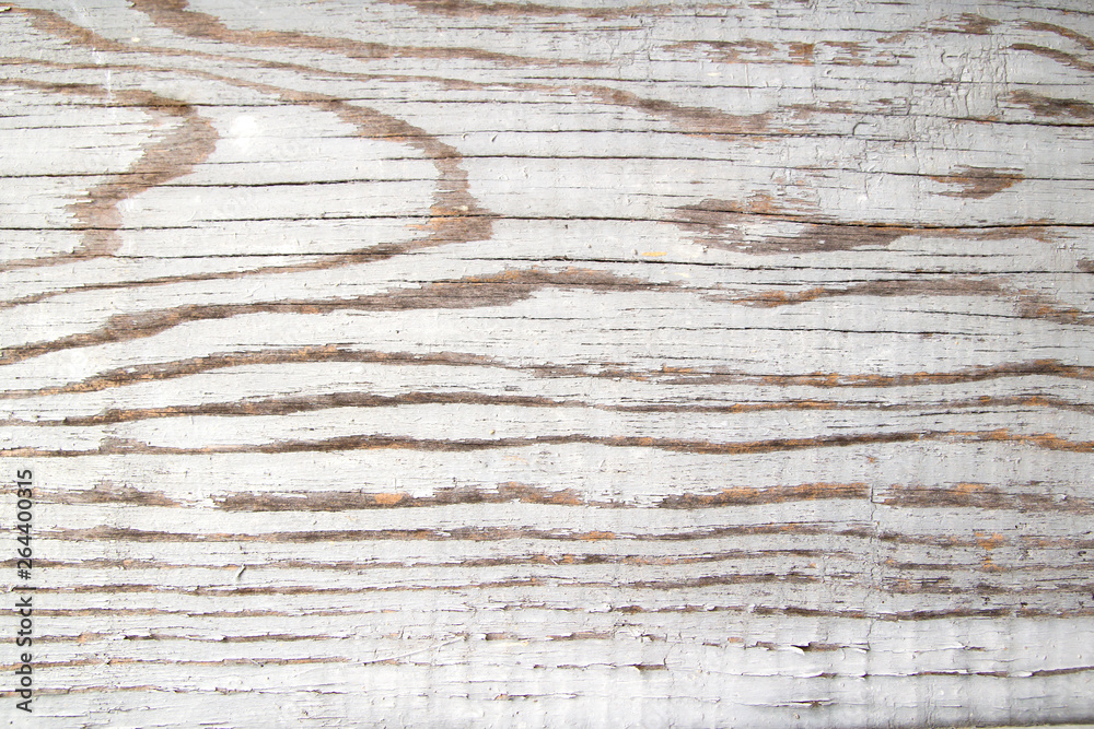 Fototapeta premium Old white wooden surface