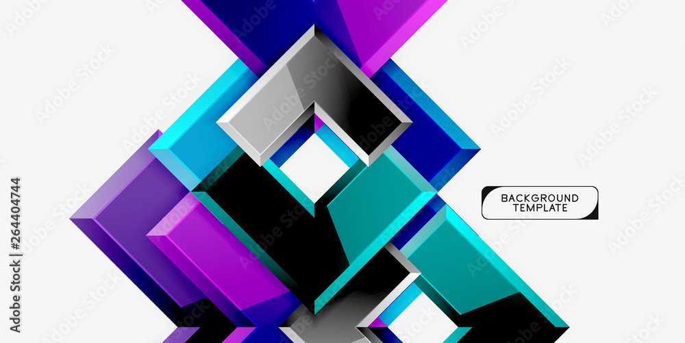 Glossy modern geometric background, abstract arrows composition Glossy modern geometric background, abstract arrows composition