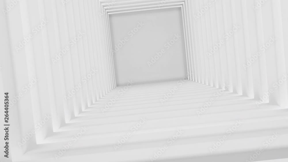 Abstract 3d square corridor with light effect flying. 4K animation rendering footage. Set of different colors. Abstract 3d square corridor with light effect flying. 4K animation rendering footage. Set of different colors.