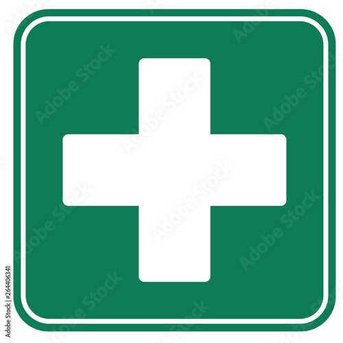 Automated external heart defibrillator safe condition sign. Defibrillator Icon. Vector illustration for design.