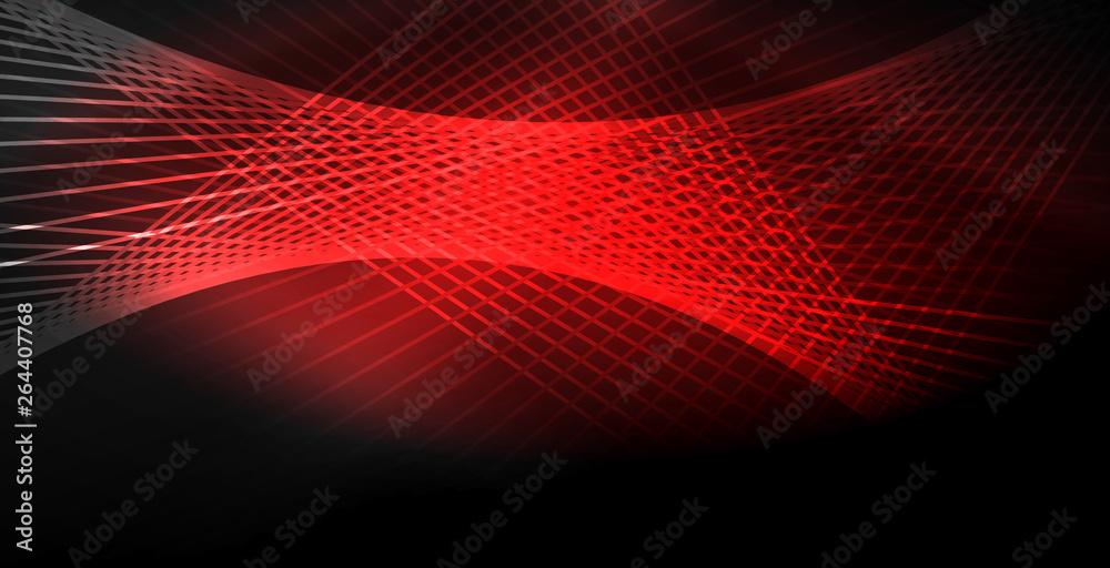 Obraz premium Neon color abstract lines