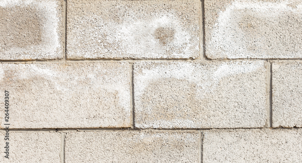 Obraz premium Cinder Block Wal