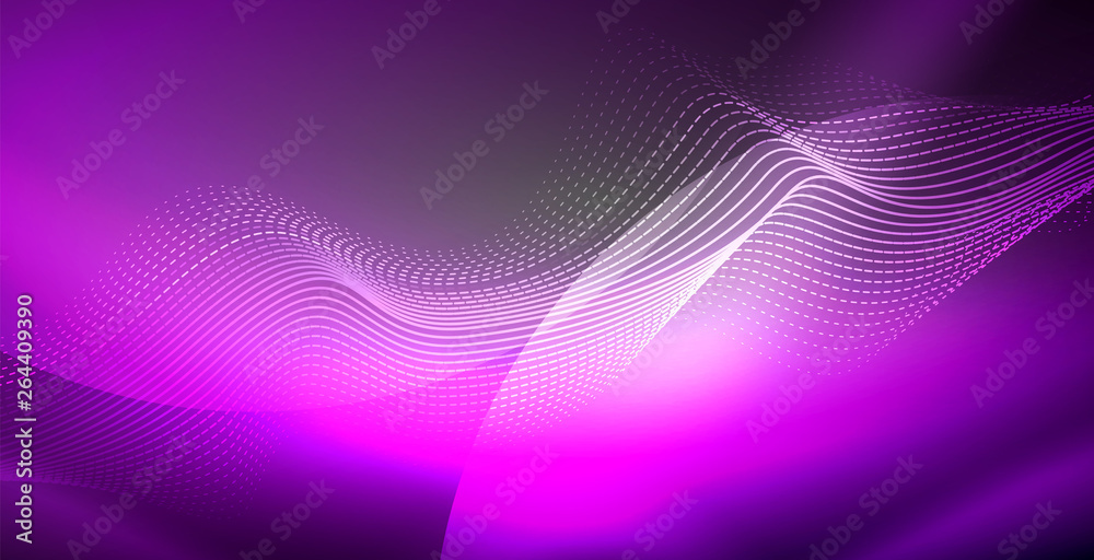 Neon lines shiny glowing background Neon lines shiny glowing background