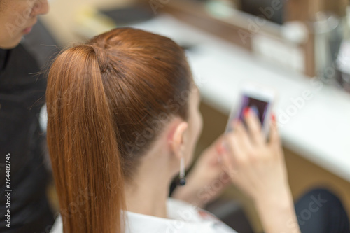 female hairstyle horse tail