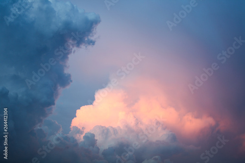 Canvastavla sunset cloud